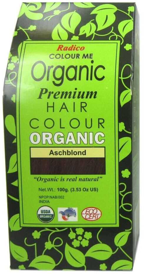 Bild von Radico Colour Me Organic Pflanzenhaarfarbe Aschblond (bio, vegan, Naturkosmetik) Aschblond