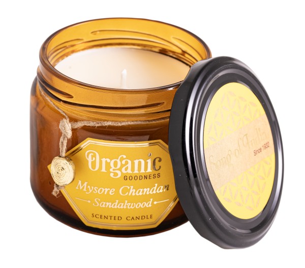 Bild von Berk Räucherbox Organic Sojawachskerze mit Deckel Sandelholz (Standard 1-tlg) Standard Naturreine Sojawachskerze mit himmlischem Duft.