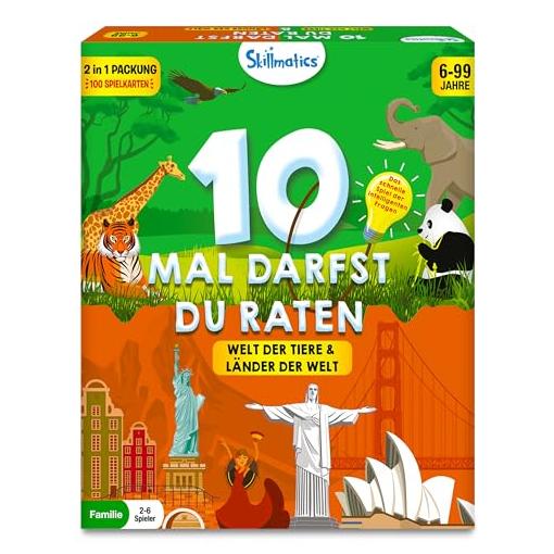 Bild von Skillmatics 10 Mal darfst du raten Combo Welt der Tiere & Länder der Welt
