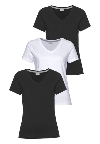 Bild von Eastwind T-Shirt (Packung, 3-tlg., 3er-Pack) Kurzarm, figurumspielend, aus Baumwolle, im 3er-Pack