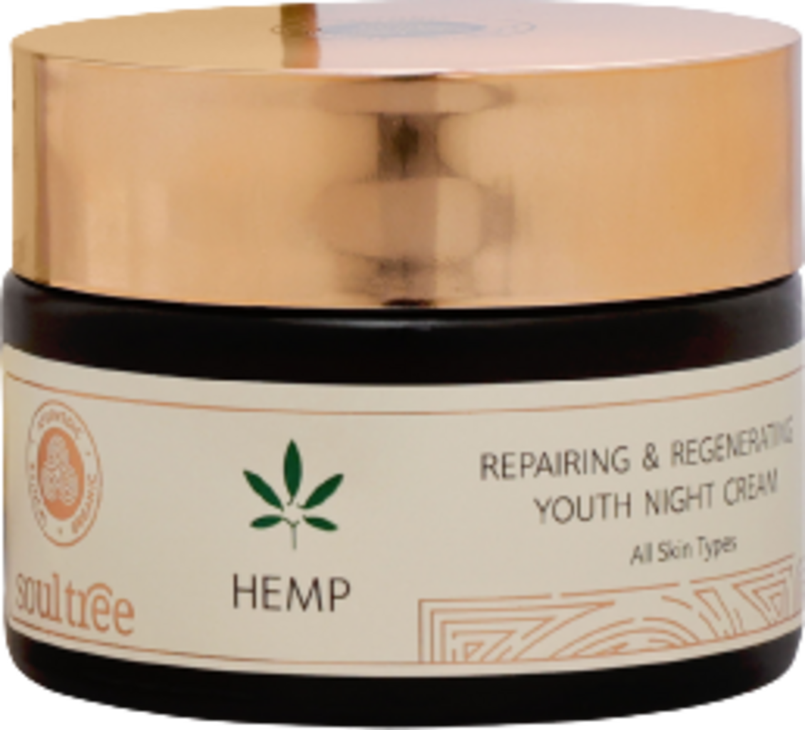 Bild von soultree Hemp Repairing & Regenerating Youth Night Cream - 50 g