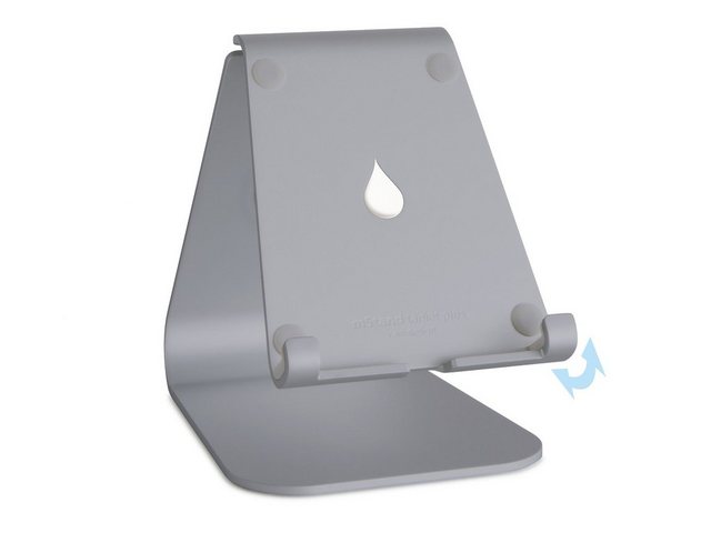 Bild von rain design Tablet-Ständer mStand plus 10055 grau für 1 Tablet, Tischständer