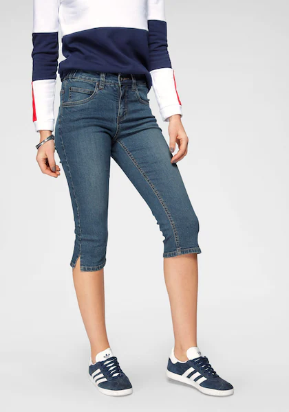 Bild von Arizona Caprijeans »Bund mit seitlichem Gummizugeinsatz«, High Waist