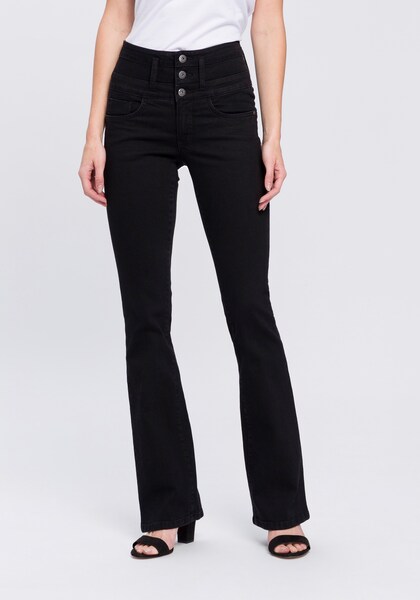 Bild von Arizona Bootcut-Jeans »mit extrabreitem Bund«, High Waist