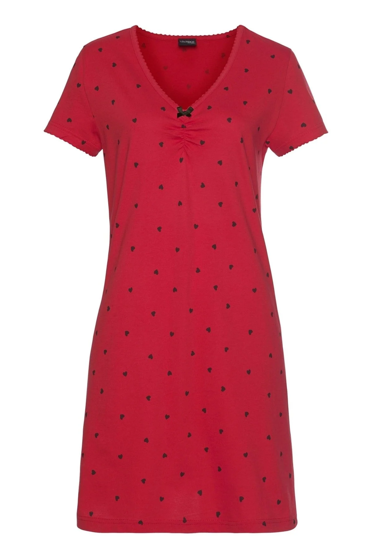 Bild von Vivance Nachthemd Rot Basic für Damen - 40