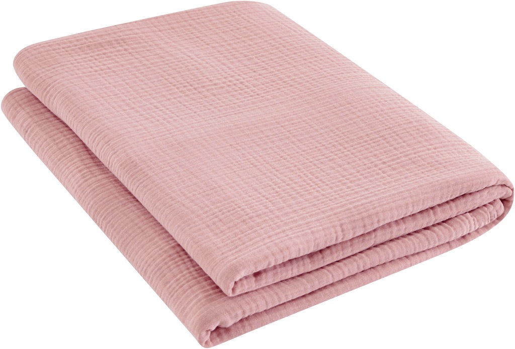 Bild von andas Tagesdecke "Lundby", Decke aus Baumwolle in weicher Musselin-Qualität, unifarben