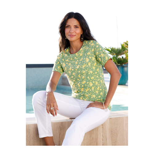 Bild von Classic Basics Kurzarmshirt im fröhlichen Millefleurs-Dessin