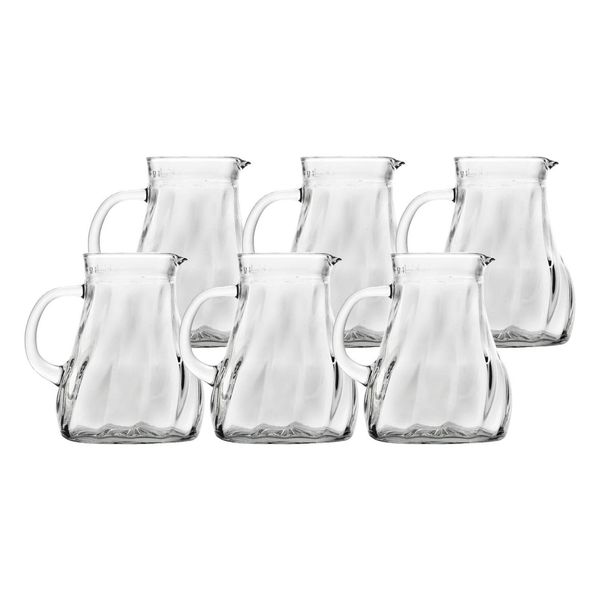 Bild von Stölzle Oberglas Salzburg Karaffe Wasserkrug Weinkrug Spiraloptik 1l, 1 Stück, spülmaschinenfest, hochwertige Qualität