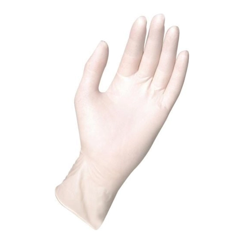 Bild von Semperguard - Chemikalienschutzhandschuh, Einweg, Gr.7-8 Latex puderfrei, 24 cm,