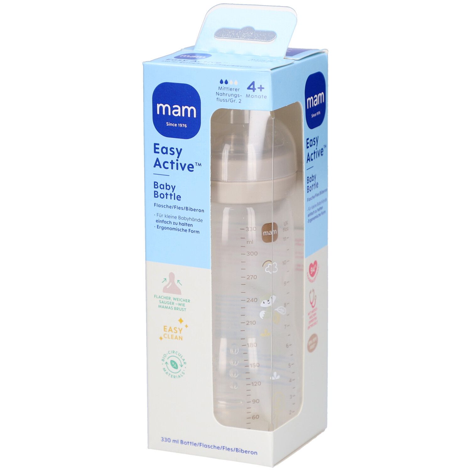 Bild von Easy Active™ Babyflasche 330 ml Deep Ocean – Transparent