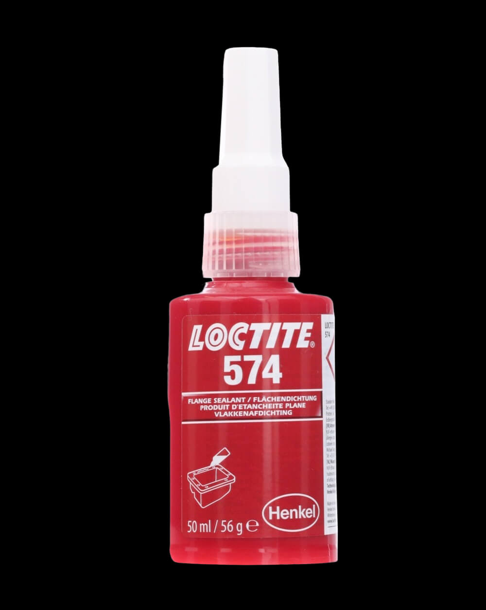 Bild von LOCTITE 574 234534 Dichtstoff orange ölbeständig Flasche 50