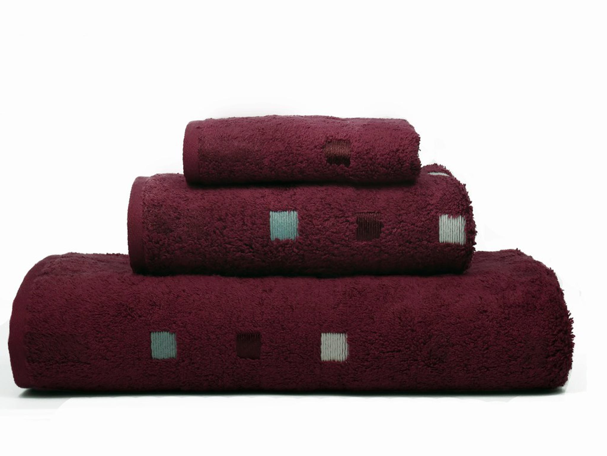 Bild von framsohn Walkfrottier Baumwolle Micromodal Handtücher Quattro 80x160 cm Duschtuch Marsala