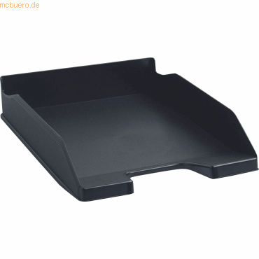 Bild von Exacompta 113014D Premium Briefablage Combo Midi Eco aus recyceltem Kunststoff DIN A4. Idealer Briefkorb für Ihre Organisation. Robuster und stapelbarer Ablagekorb Blauer Engel schwarz