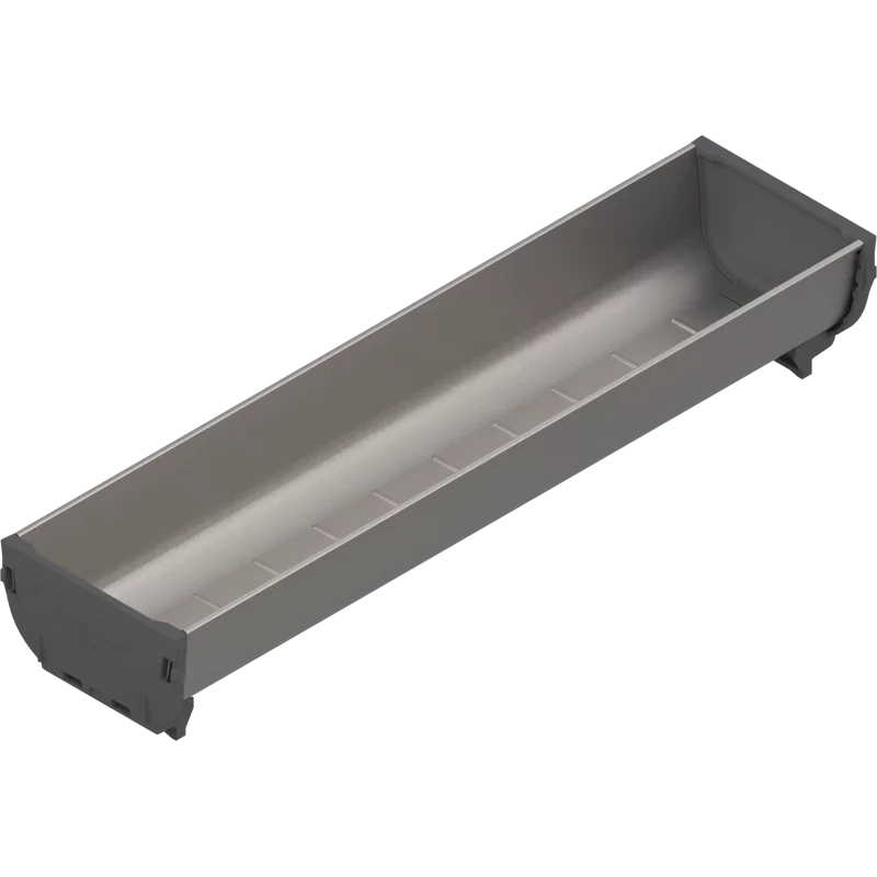 Bild von Orga-Line Schale; Tandembox/Tandem Schubkasten; LÃ¤nge=352 mm; Breite=88 mm; inox-gebÃ¼/staubgr