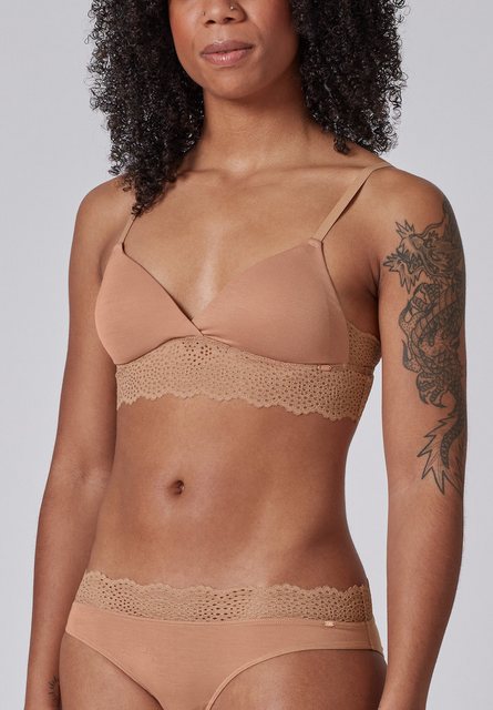 Bild von Skiny Damen Bamboo Lace 080583 BH Mit Voller Abdeckung, Bronze, 38/A-B EU