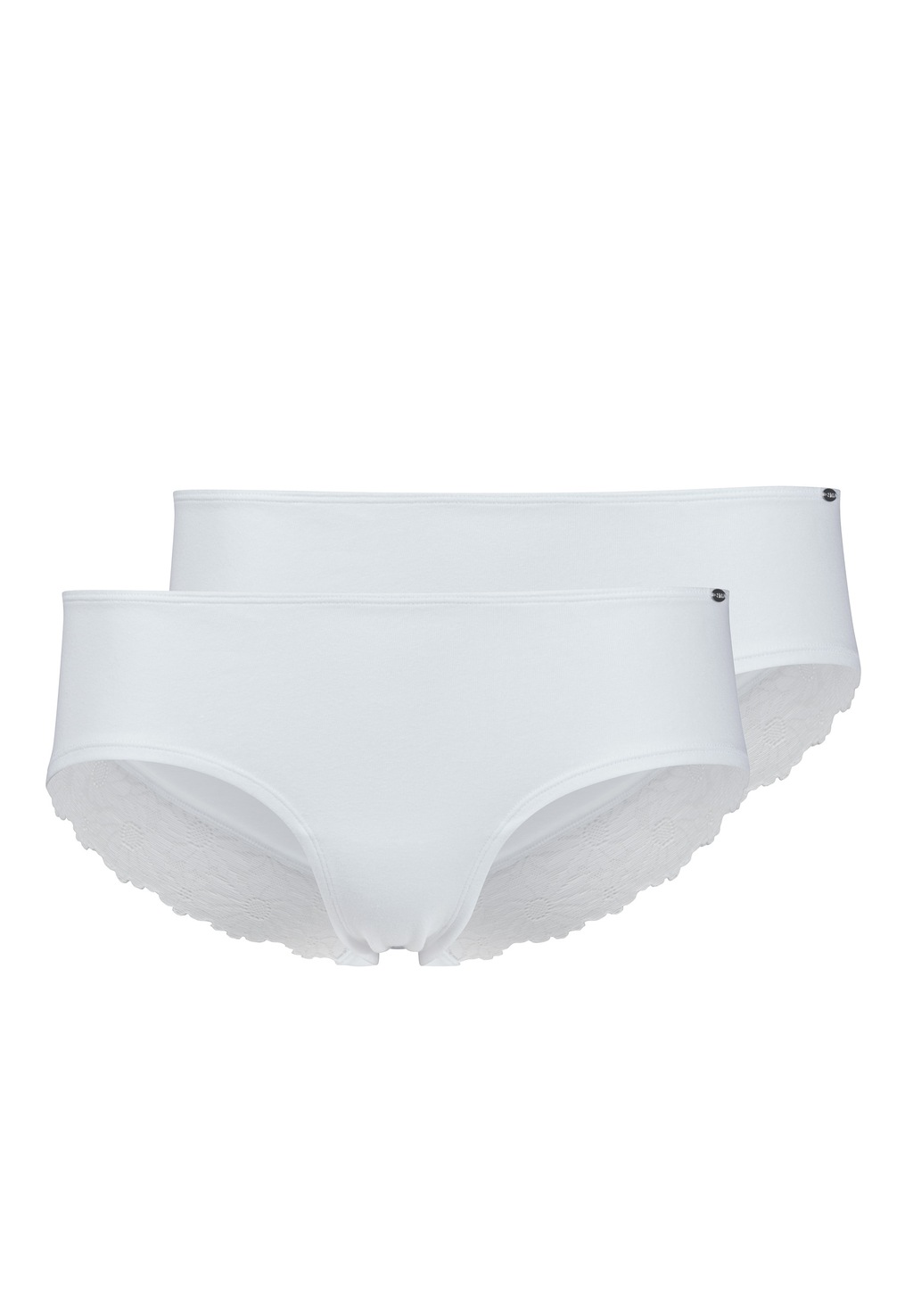 Bild von Skiny Panty Damen Panty 2er Pack CottonLace Essentials (Packung, 2-St) gerundeter Beinausschnitt