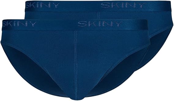 Bild von Skiny Slip 2er Pack Basic (Spar-Set, 2-St) Slip / Unterhose - Baumwolle - Ohne Eingriff - Atmungsaktiv