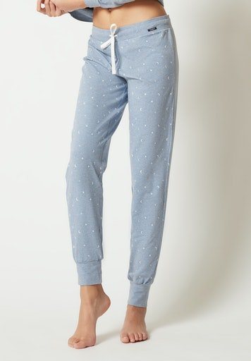 Bild von Skiny Damen Night In Mix & Match Pyjamaunterteil, denimmelange Stars, 40