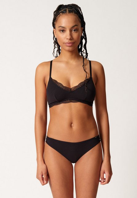 Bild von Skiny Soft-BH Classicotton V-Ausschnitt mit transparenter Spitze