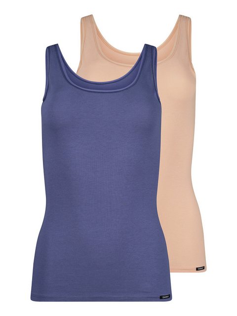 Bild von Skiny Achselhemd Damen Tank Top 2er Pack Cotton Advantage (Packung, 2-St) -