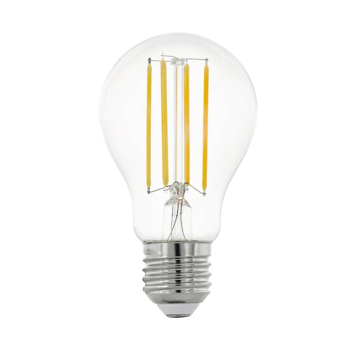 Bild von EGLO connect.z Smart-Home LED Leuchtmittel E27, A60, ZigBee, App und Sprachsteuerung Alexa, dimmbar, neutralweiß, 806 Lumen, 6 Watt, Vintage-Glühbirne klar, 4000 Kelvin