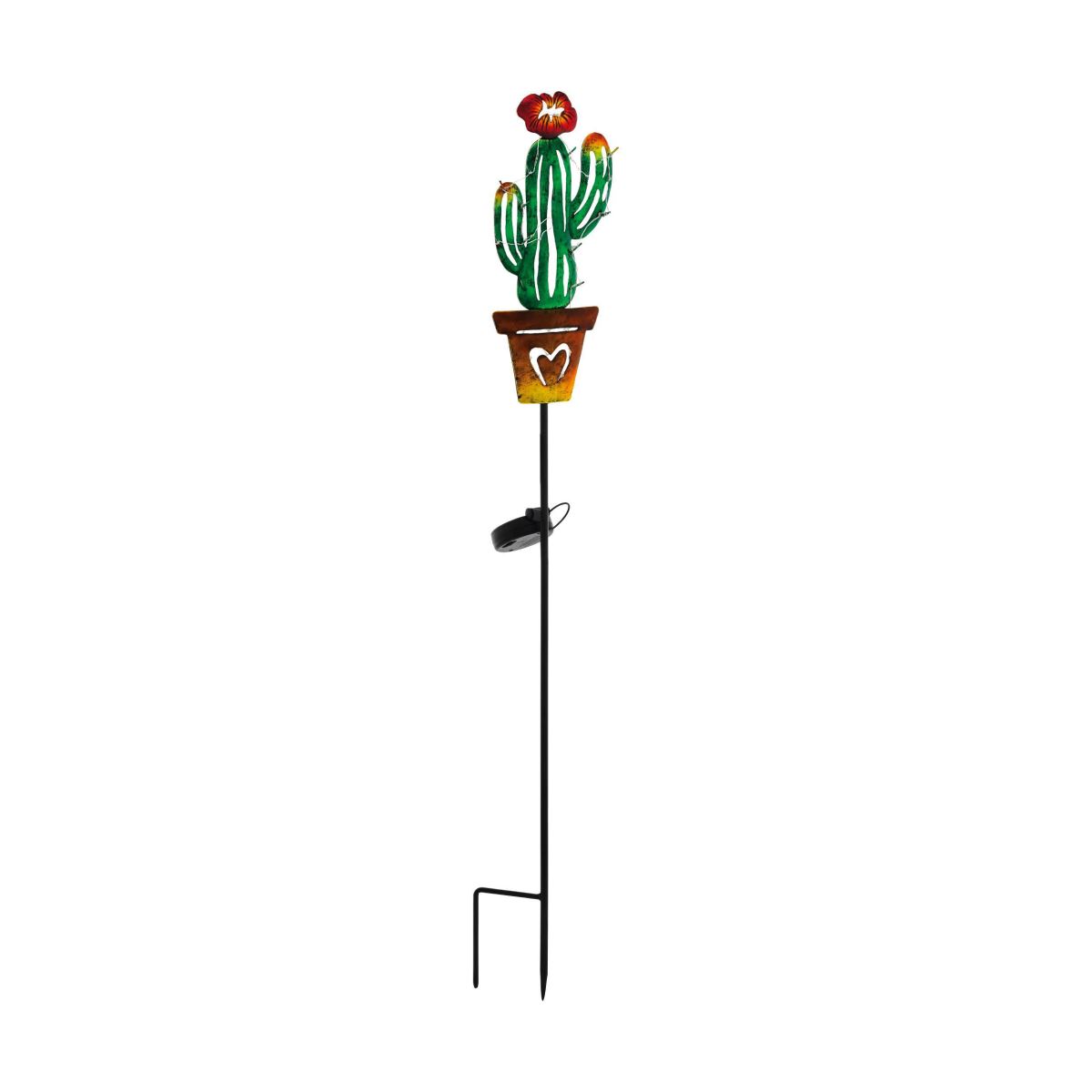 Bild von EGLO Z_SOLAR LED Solarlampe mit Erdspieß schwarz, bunt 22-flg. 5,5x15x80cm