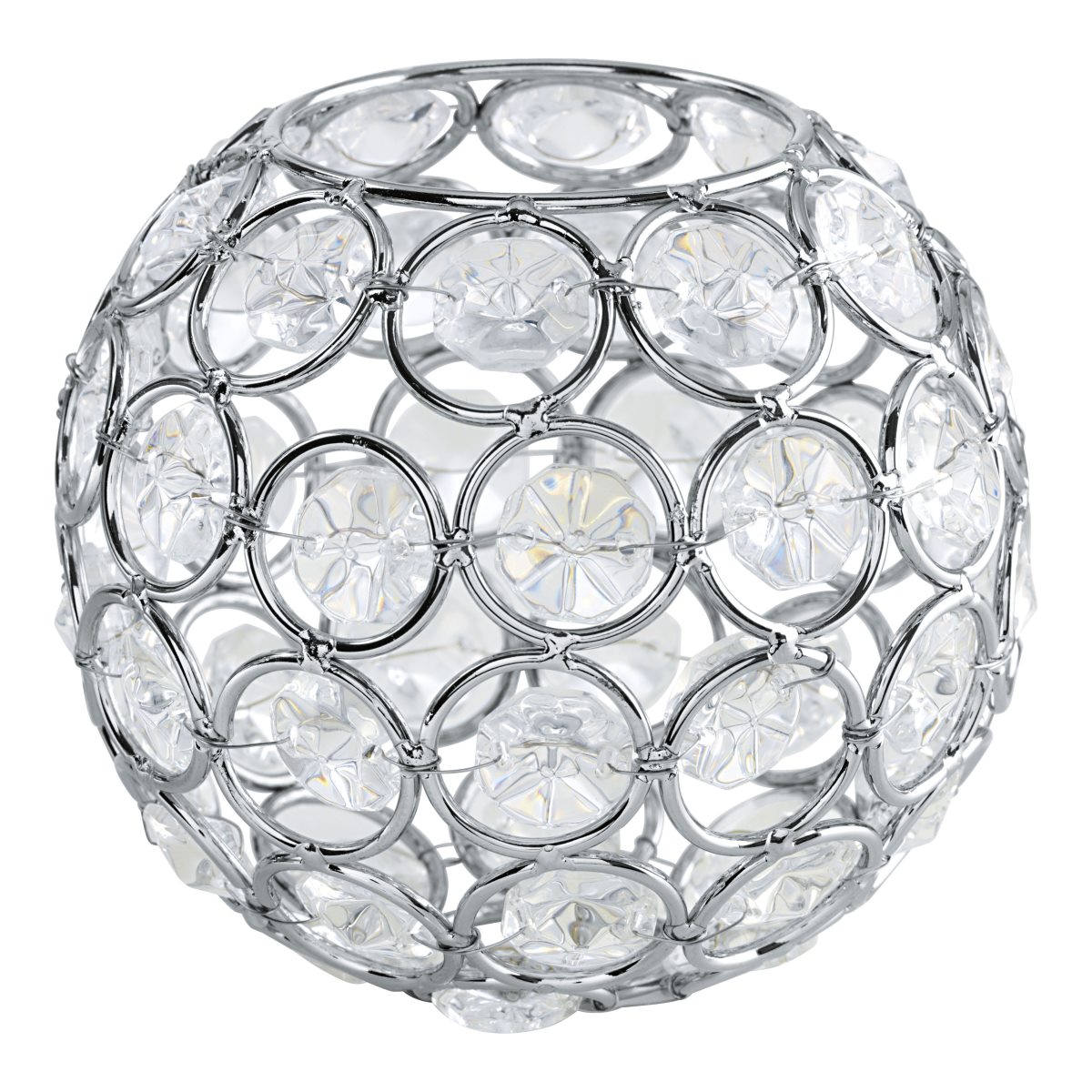 Bild von EGLO MY CHOICE 1+1 Glaskugel m. Kristallen, chrom, klar