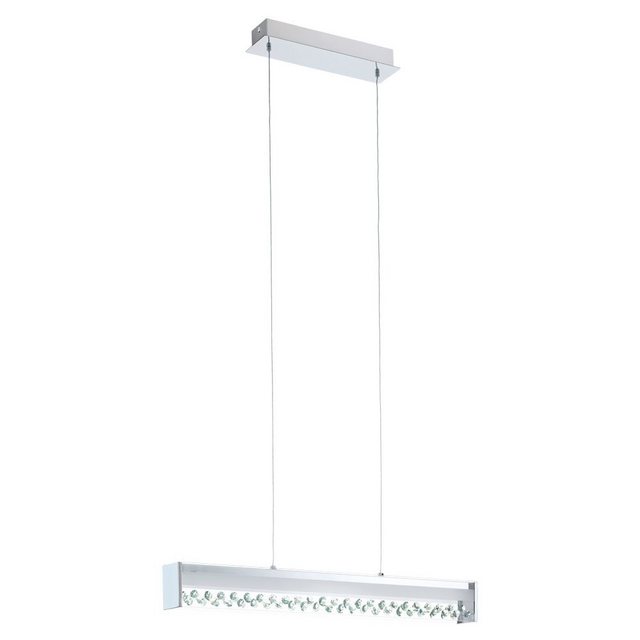 Bild von EGLO LED Pendelleuchte, LED-Leuchtmittel fest verbaut, Warmweiß, LED Design Pendel Hänge Leuchte Wohn Zimmer Beleuchtung Glas Kristall