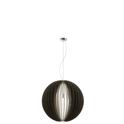 Bild von EGLO LED-Hängeleuchte Cossano, Leuchtmittel exklusive, Hängeleuchte, Holz, Esstischlampe, Wohnzimmerlampe, E27, Ø 70 cm