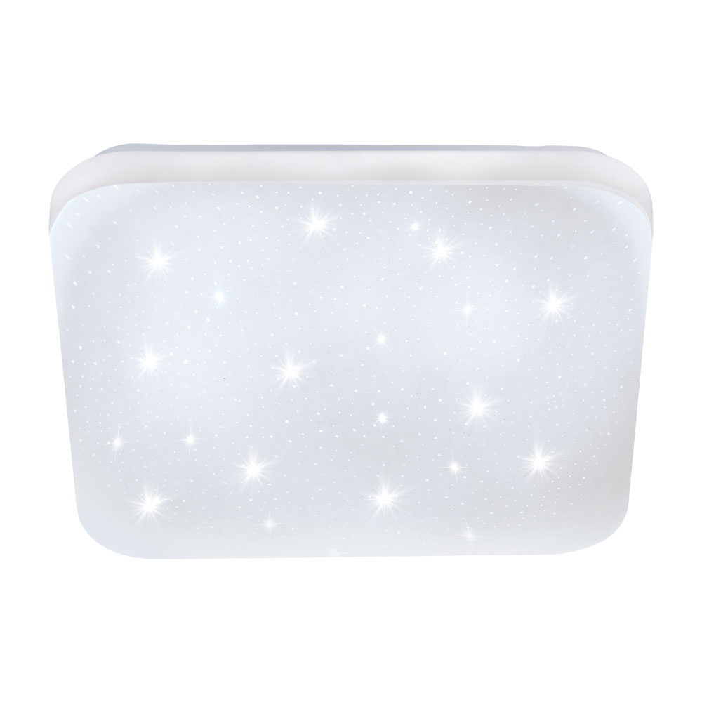 Bild von EGLO LED Deckenleuchte FRANIA-S, LED fest integriert, Warmweiß, weiß / L28 x H7 x B28 cm / inkl. 1 x LED-Platine (je 10W) / warmweiß