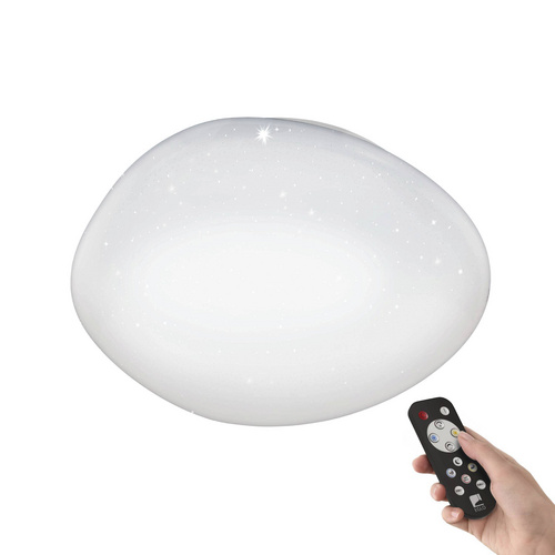 Bild von EGLO Wand-/Deckenleuchte »SILERAS-A«, Stahl, 2700-6500K - weiss