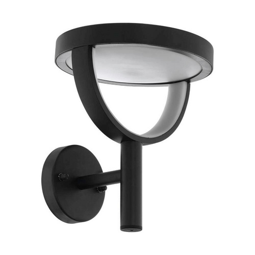 Bild von EGLO LED Wandleuchte Francari-c, Leuchtmittel inklusive, Smart Home Außenleuchte, Wandleuchte, Schwarz, weiß, dimmbar, IP44