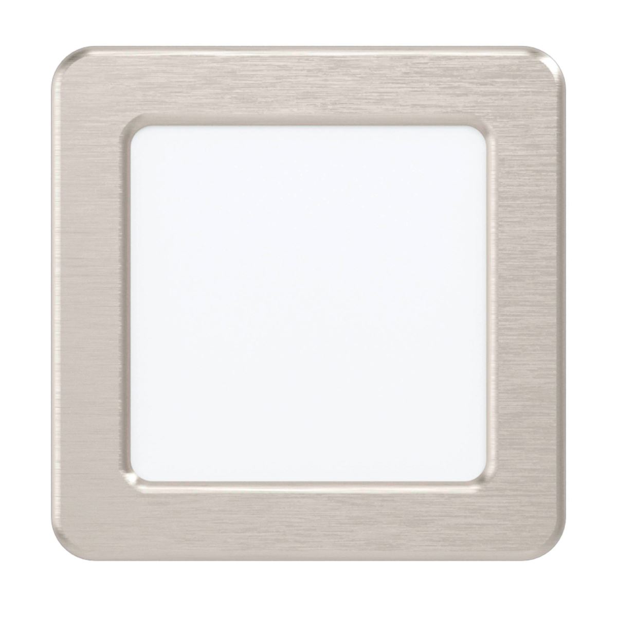 Bild von Eglo LED-Einbauspot Fueva 5 Nickelfarben Matt 4.000K 11,7 cm x 11,7 cm