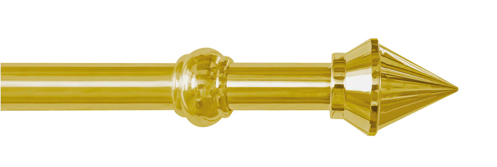Bild von GARESA Gardinenstange SEMARA, Ø 28 mm, 1-läufig, Wunschmaßlänge, mit Bohren, verschraubt, Kunststoff, Stahl, Vorhanggarnitur, Kunststoff, verlängerbar, mit Ringe/2 Lauf Gleiter