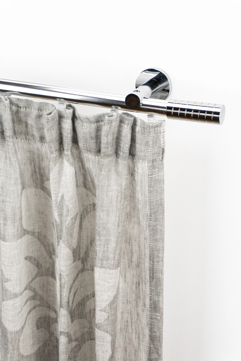 Bild von Gardinenstange GARESA "EASY", grau (chromfarben), B:65cm L:470cm Ø:20mm, Aluminium, Gardinenstangen