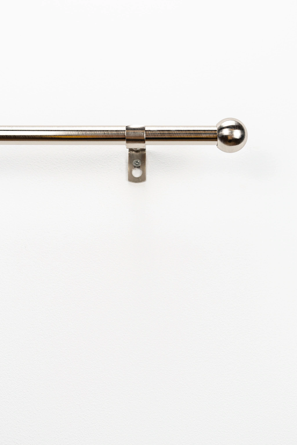 Bild von Gardinenstange GARESA "Look", silber (edelstahlfarben), L:410cm, Metall, Gardinenstangen, Wunschmaßlänge, ohne Ringe, verängerbar