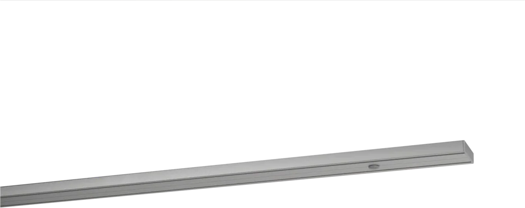 Bild von GARESA Gardinenschiene Profil 363 Deckenmontage, Ø 20 mm, 2-läufig, Wunschmaßlänge, mit Bohren, verschraubt, Innenlaufprofil, schlicht, Deckenmontage, Aluminium, verlängerbar