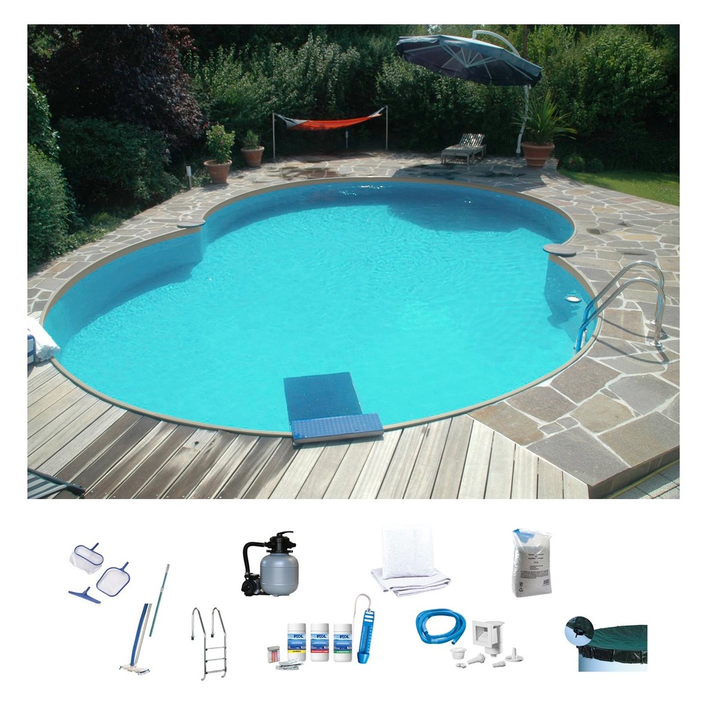 Bild von my POOL BWT Achtformpool "SAMOA 4", (Komplett-Set, 10 tlg.), in versch. Größen erhältlich
