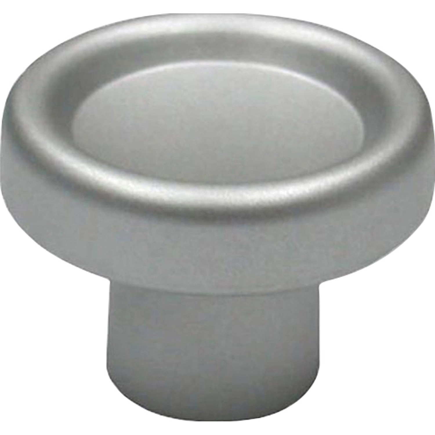 Bild von Knopf 0291, Kunststoff Silber