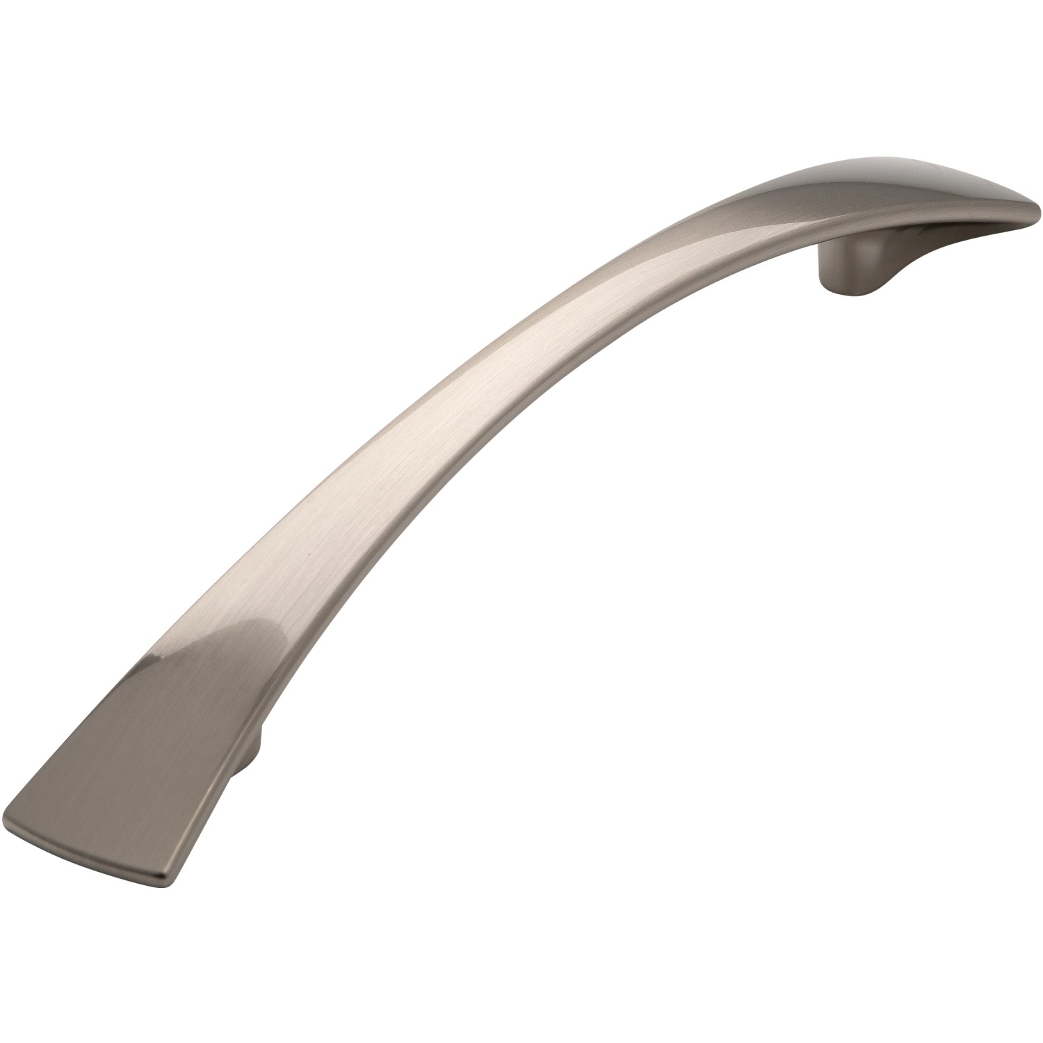 Bild von Siro Möbelgriff Metall Druckguss Edelstahleffekt Lochabstand 128 mm 5 Stück