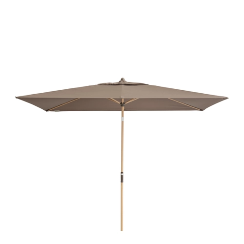 Bild von doppler Sonnenschirm "Alu Wood Ultra" 300 x 200 cm, Esche hell, HV, greige