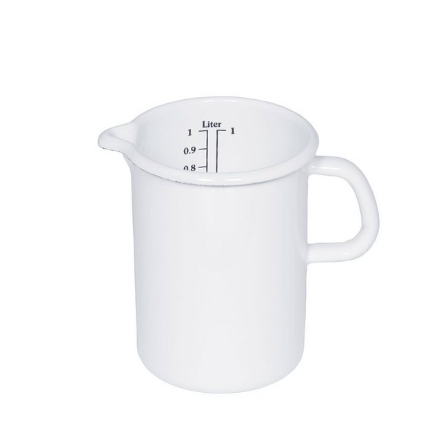 Bild von Riess Messbecher Classic Weiss, Emaille, Classic Weiß Küchenmaß 0,5 L - Emaille