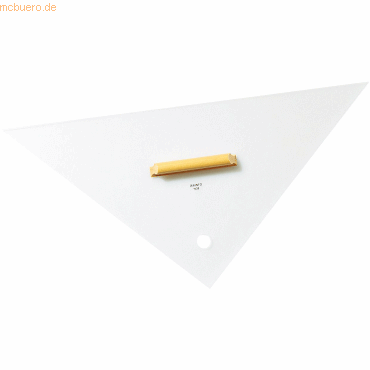 Bild von Aristo Kursanlegedreieck glasklares Acryl 32,5cm glasklar