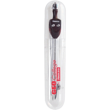 Bild von 12 x Aristo Einsatzzirkel Geocollege max. 240mm Länge: 115mm silber