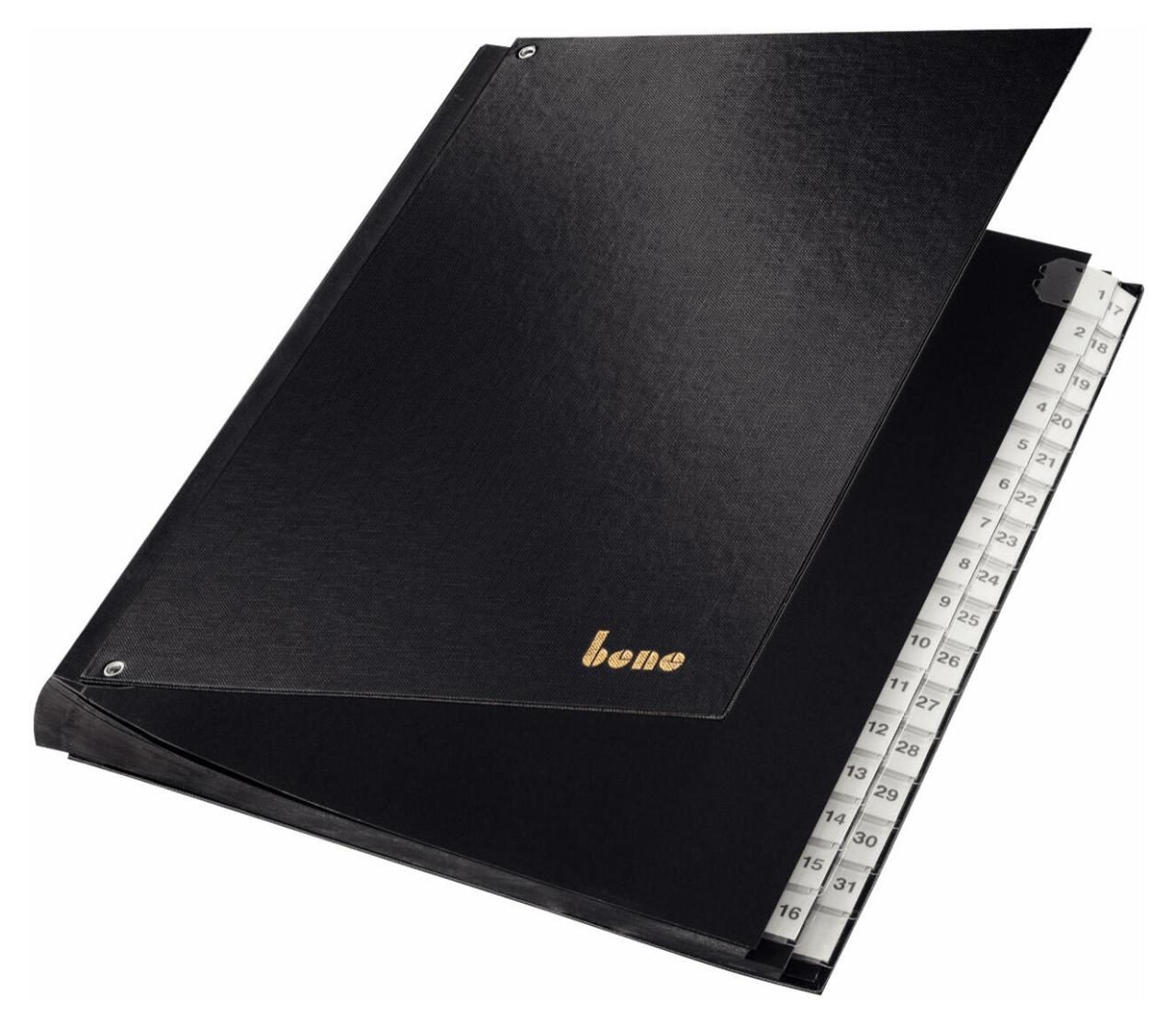 Bild von Bene 75416SW Standard-Pultordner PP, schwarz