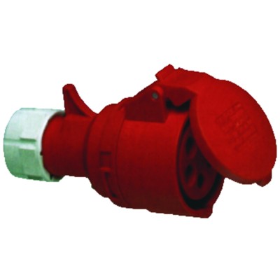 Bild von PCE - CEE-Kupplung shark 16A, 5-polig, IP44