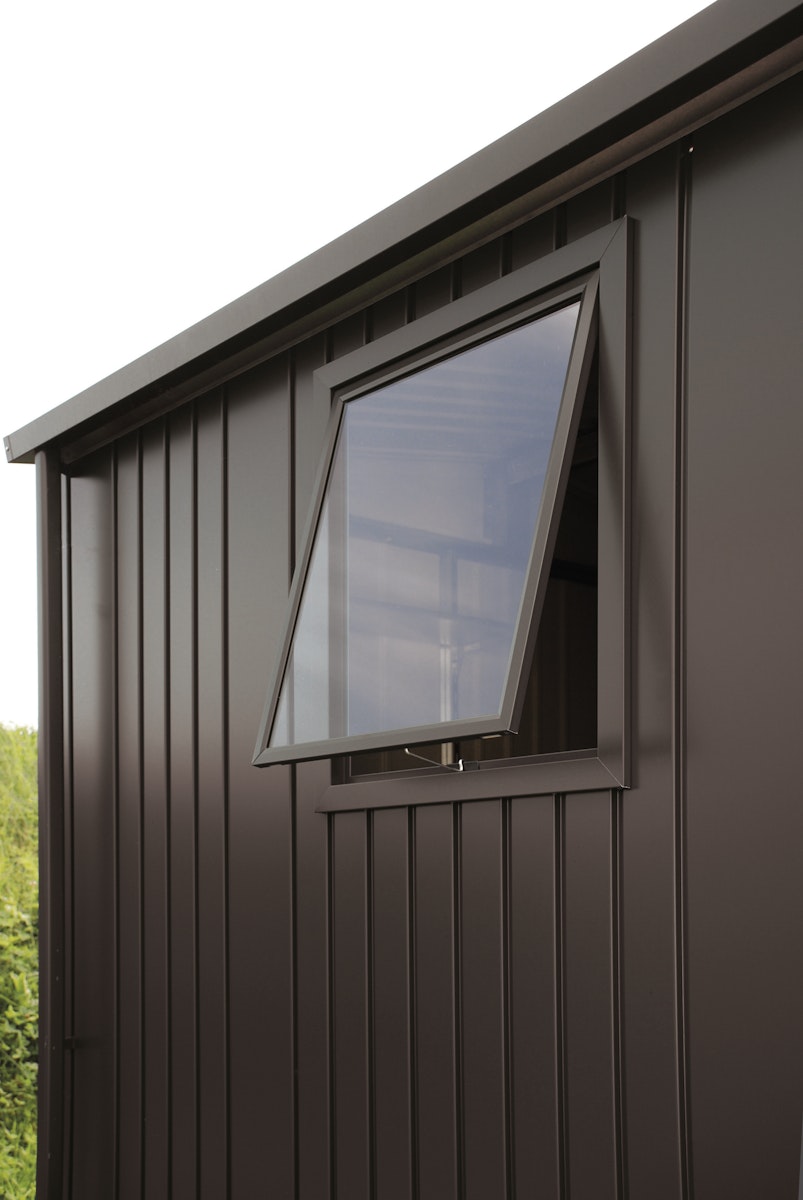 Bild von Fenster-Element für Biohort Gerätehauser HighLine, Panorama, AvantGarde dunkelgrau-metallic