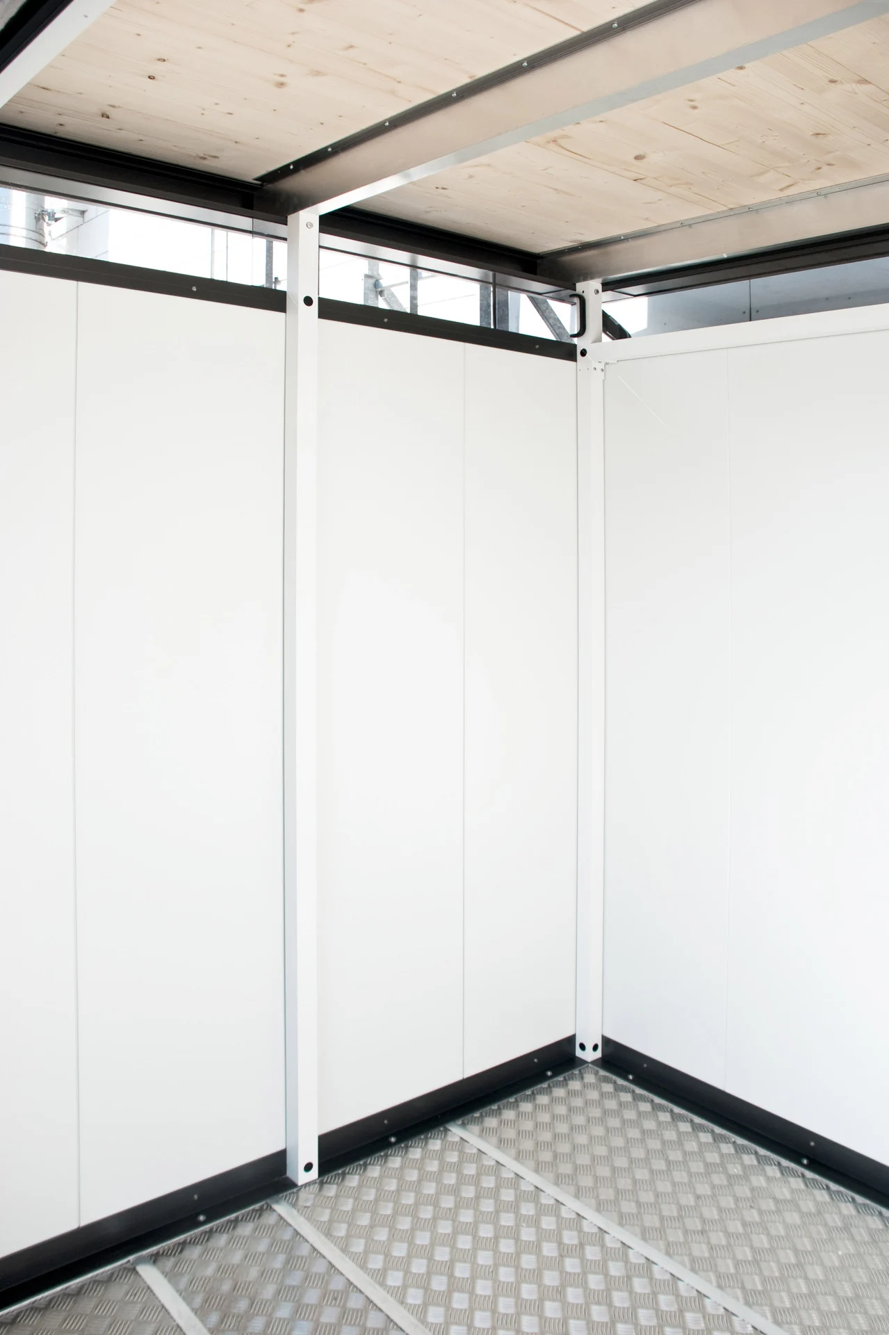 Bild von Biohort Dachsteher beschichtet in grauweiß (Innenwandfarbe) für CasaNova CasaNova 300 x 500 cm (Größe 4) und 400 x 500 cm (Größe 8)