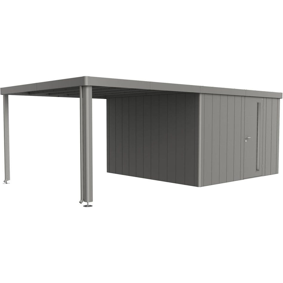 Bild von Biohort Seitendach für Gerätehaus Neo Breite 300 cm  Neo Größen 4A/4B/4C/4D quarzgrau-metallic