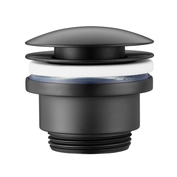 Bild von Avenarius Design-Schaftventil black; rund, DN 32, mit Verschluß, Linie Univ., 9004213040 9004213040